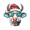 Vache Noël Drôle