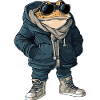 Frog Cool Winter