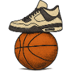 Sneaker Over Basketball Street Art