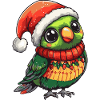 Perroquet Noël