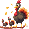 Bébé dinde de Thanksgiving