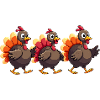 Bébé dinde de Thanksgiving