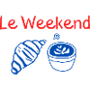 Das Croissant-und-Blaue-Kaffee-Wochenende