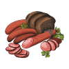 Savory Sausage & Bread Collage