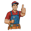 Cheerful Craftsman Thumbs Up