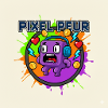 Pixel Peur Monstre Pixel Art