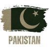 Pakistan Grunge Flag, Pakistani Proud