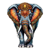 Ornament Elephant Motif