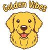 Golden Retriever Vibes - Dog Lover - Dogs