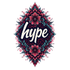 Vibrant floral mandala
