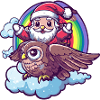 Hibou Père Noël Noël