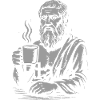 Plato Coffee Cup Portrait