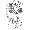 Skull Camouflage Pattern Black White