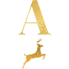 Brief an einen goldenen Hirsch - Geschenkidee