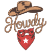Howdy Cowboy - Western Rope Design