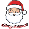 Santa Smiling Merry Christmas