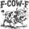 Angry cow t-shirt sarcastic humor