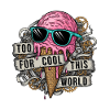 Zu cooles Eiscreme-Wortspiel