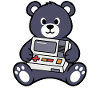 Old School Power Bear Retro Console