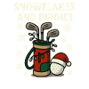 Snowflakes And Birdies Holiday Golf Fun