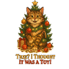 Cat Tree Christmas Fool's Joke