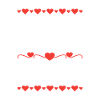 I Love Make Up Heart Design