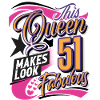 Reine du 51e anniversaire
