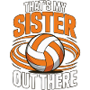 Volleyball Sister - Proud Sibling Design