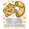 Mac & Cheese Lover - Kawaii Design