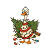 Quirky Christmas Quack with Lights