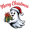 Weihnachtsgeist mit Geschenken