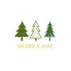 Merry X-Mas Christmas Tree Christmas