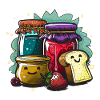 Colourful jam splendour