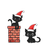 Noël chaton chat motif Noël