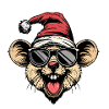 Mouse Christmas Funny