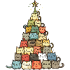Cats Christmas Tree