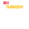 Strichmännchen WARST DU TRAINIEREN LUSTIG