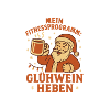 Glühwein heben Weihnachtsmarkt witziger Spruch