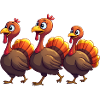 Bébé dinde de Thanksgiving