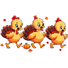 Bébé dinde de Thanksgiving