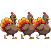 Bébé dinde de Thanksgiving