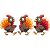 Bébé dinde de Thanksgiving