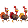 Bébé dinde de Thanksgiving
