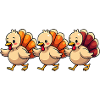 Bébé dinde de Thanksgiving