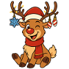 Christmas Funny Reindeer Gift