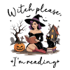 Witch Reading Halloween Moment