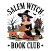 Witch Reading Night Book Club