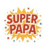 Super Dad Comic Explosion