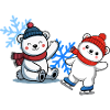 Winter Bear Friends