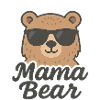 Mama Bär Dunkle Brille